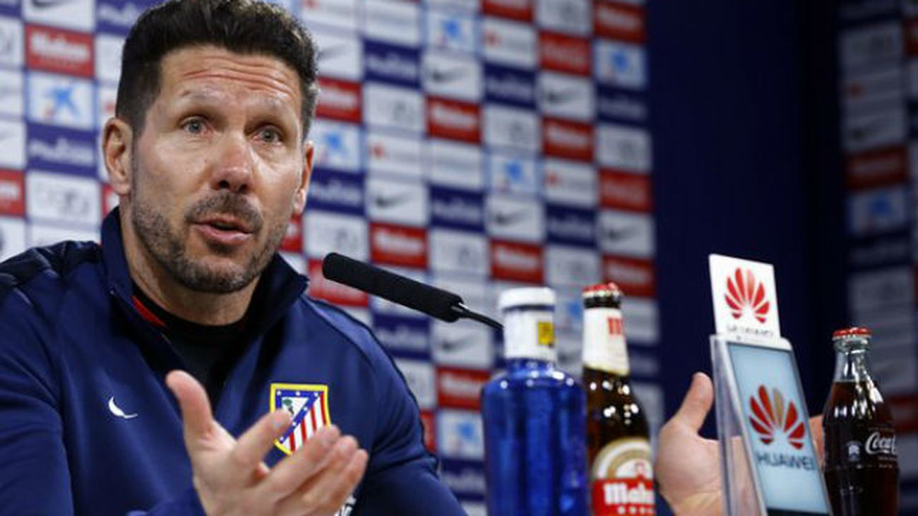 Simeone: "Qué mejor para nosotros que jugar contra el mejor del mundo"