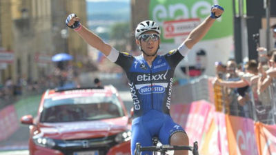 Giro: Brambilla se exhibe en la octava etapa y se coloca líder