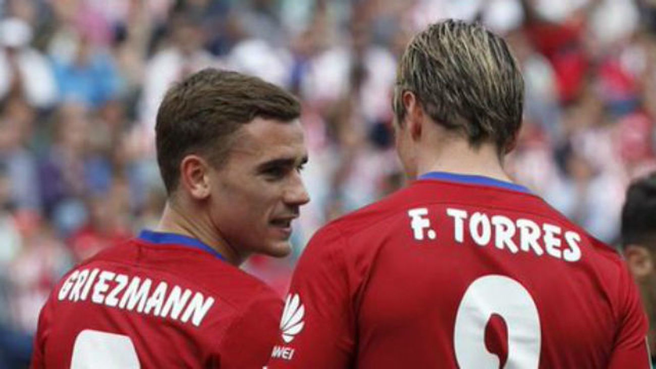 Griezmann y Fernando Torres