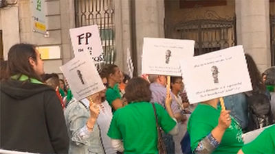 Protestan por el cierre de ciclos de Formación Profesional en Madrid