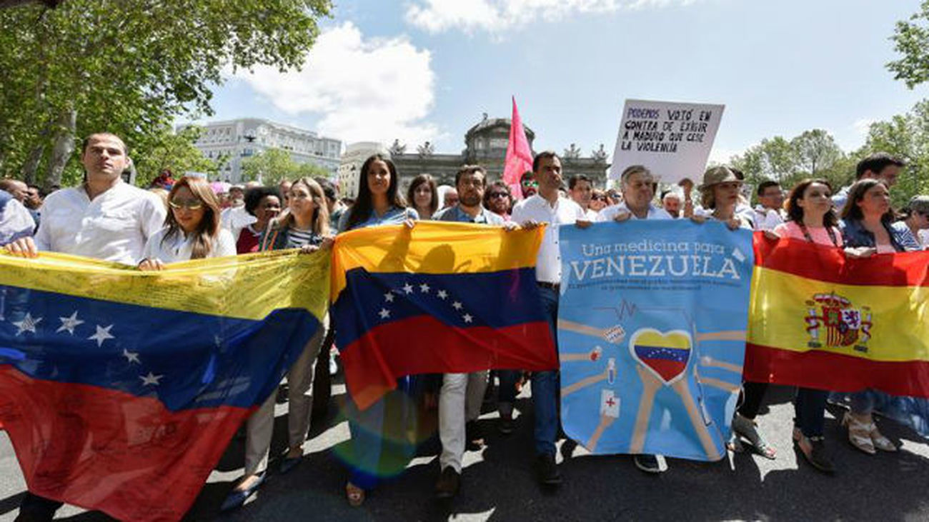 PP, C's y UPyD respaldan la marcha en contra del presidente de Venezuela