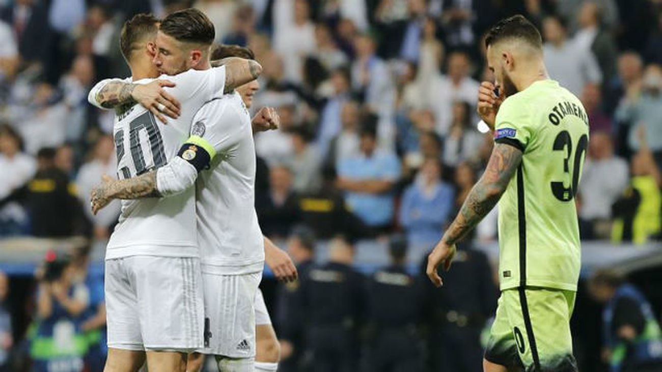 Jesé y Sergio Ramos ante el City