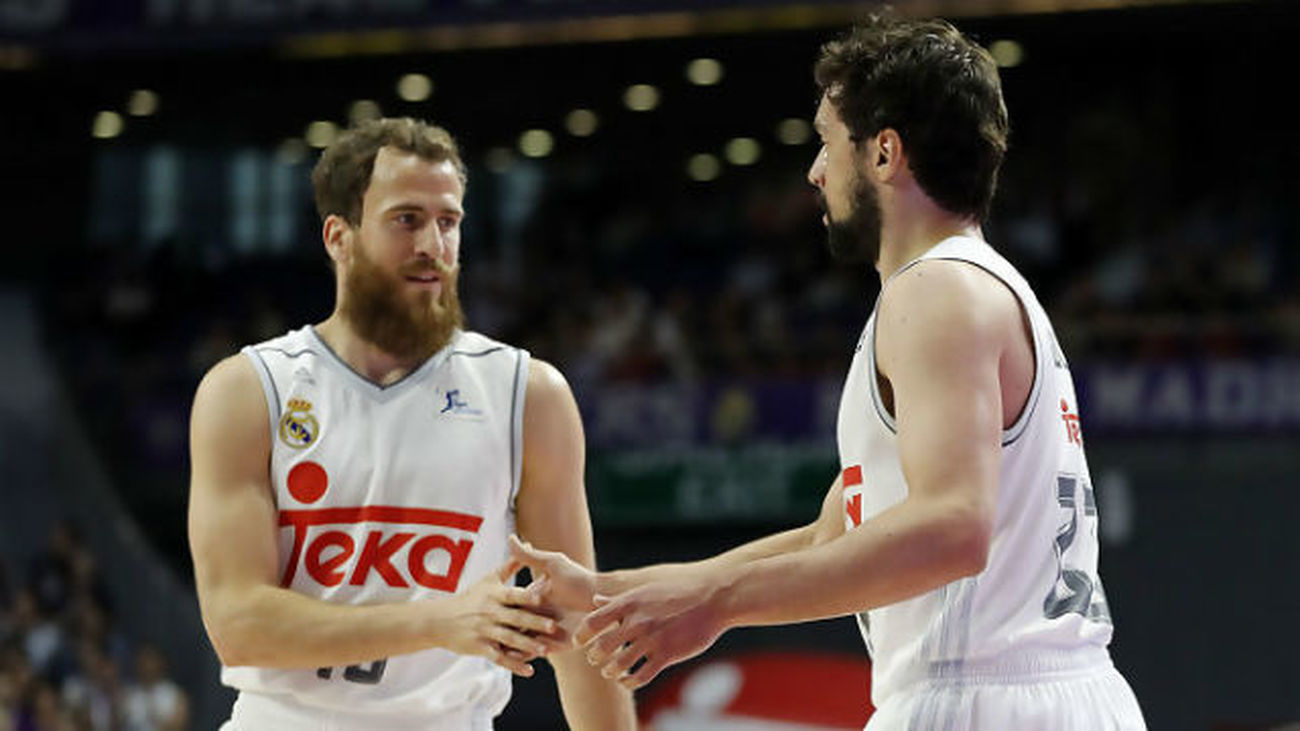 Sergio Rodríguez y Sergio Llull