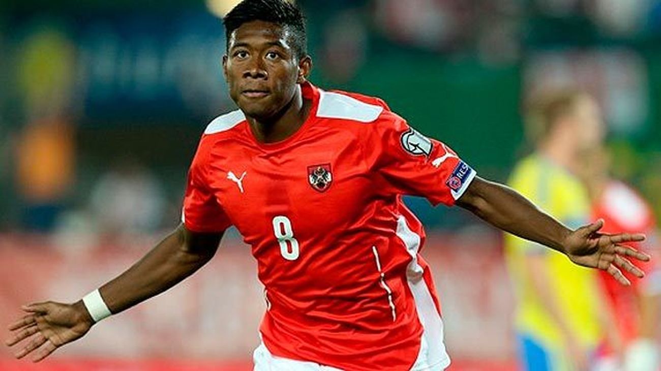 David Alaba, jugador del Bayern y estrella de la selección austriaca