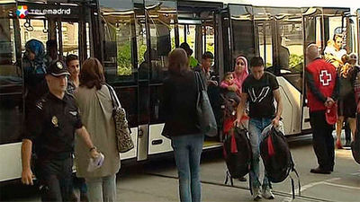 Llegan otros 19 refugiados de Grecia, que vivirán en Salamanca y Navarra