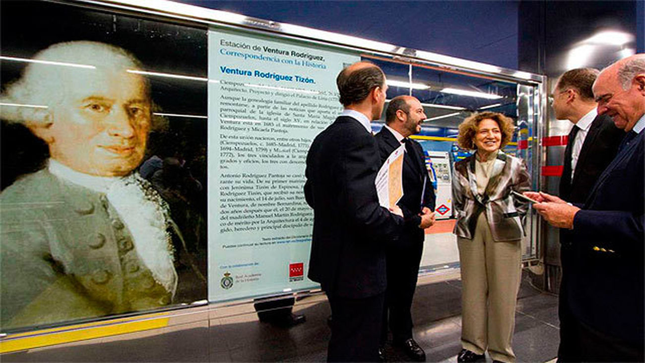 Cartel sobre Ventura Rodríguez