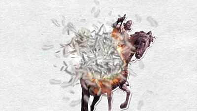 Felipe III, la estatua atrapa-pájaros