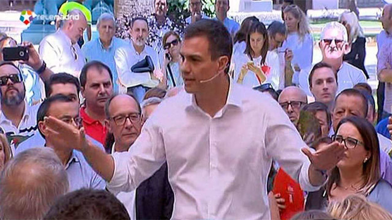 Sánchez llama a la movilización socialista y cree que el cambio está en "manos de PSOE"