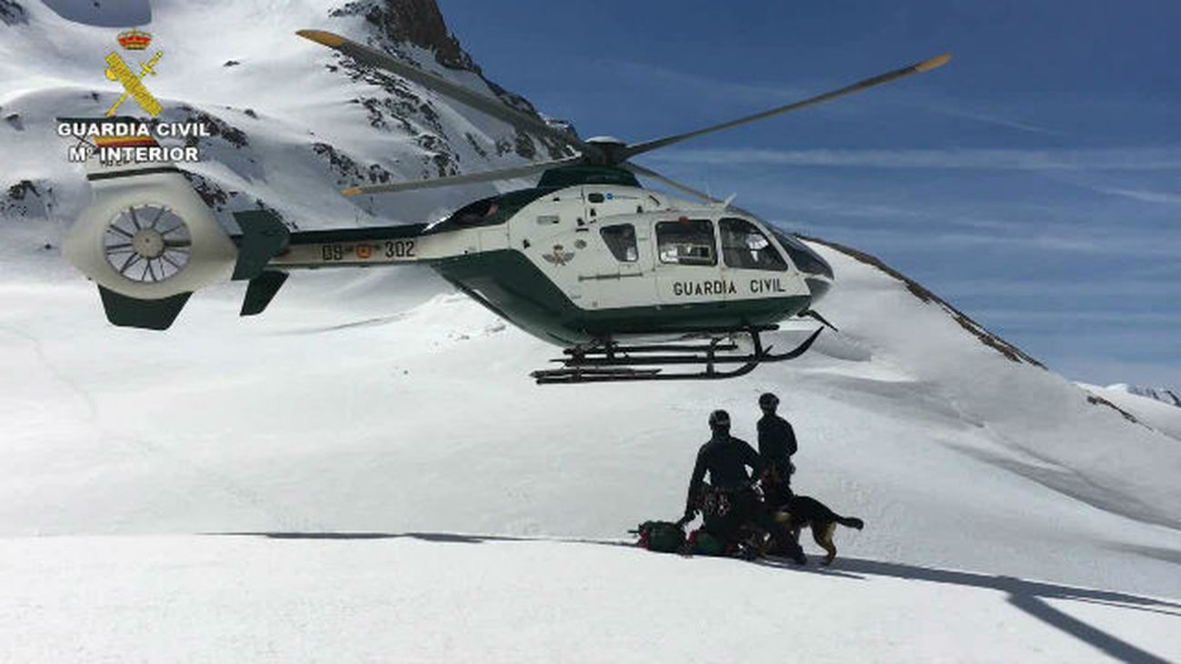 La Guardia Civil rescató a más de 500 personas en la montaña en el periodo invernal
