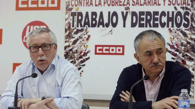 UGT y CCOO: Las marchas de este mes son el inicio de más protestas