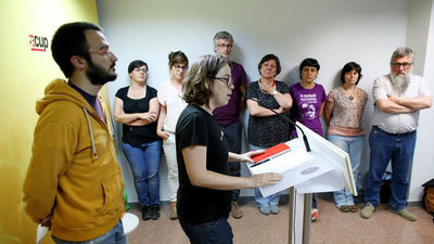 La mitad del secretariado de la CUP dimite por diferencias internas