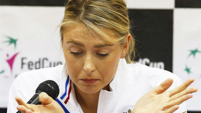 Sharapova, suspendida dos años por dopaje