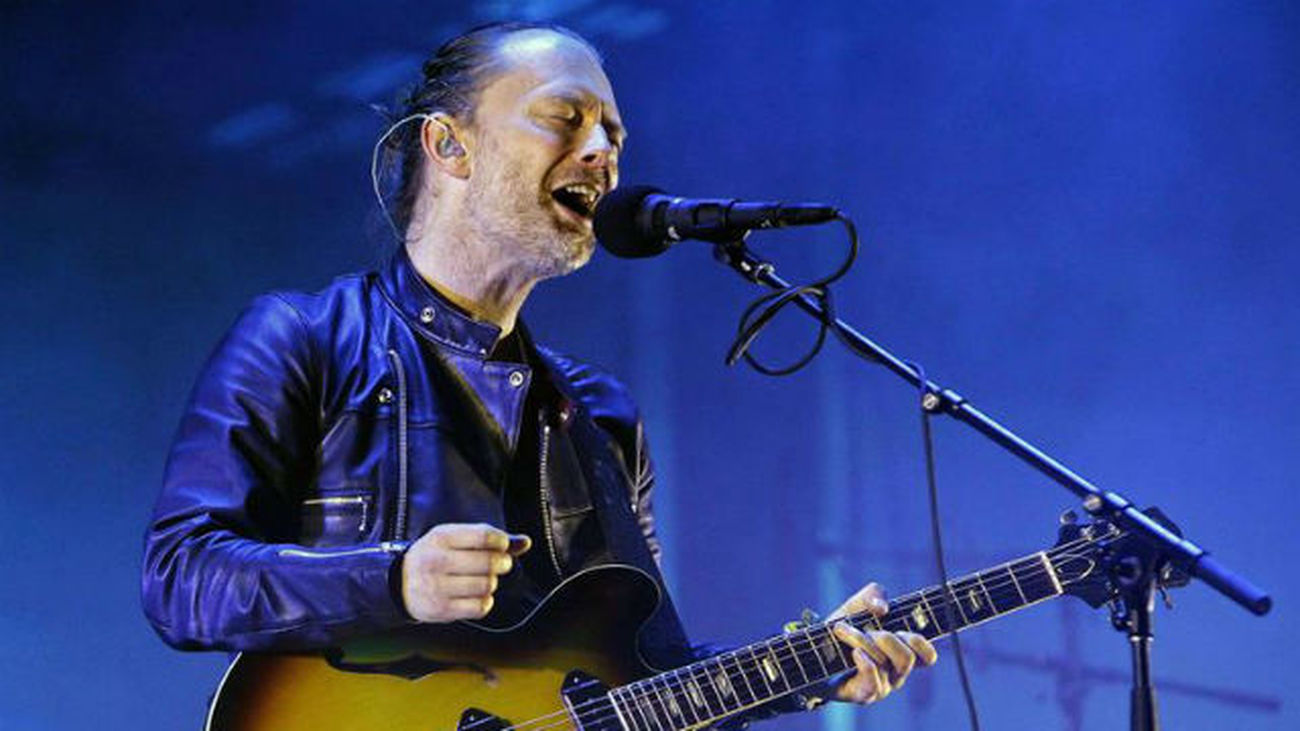 El cantante del grupo Radiohead, el británico Thom Yorke