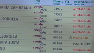 Retrasos en Cercanías y larga distancia en Madrid por la huelga de RENFE