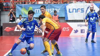 5-3. Movistar Inter remonta al Barça y se queda a un triunfo del título