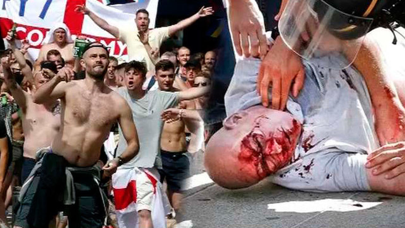 UEFA amenaza con descalificar a Rusia e Inglaterra si se repiten los incidentes