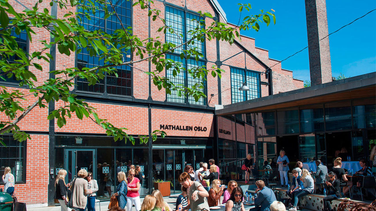 Mathallen, el mercado de moda en Oslo