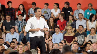 Pedro Sánchez carga contra Podemos y llama a la movilización de sus votantes