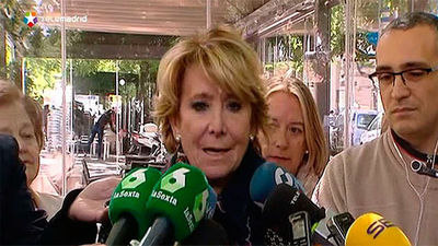 Aguirre: La inquina municipal contra las  terrazas es "algo muy nocivo para Madrid"