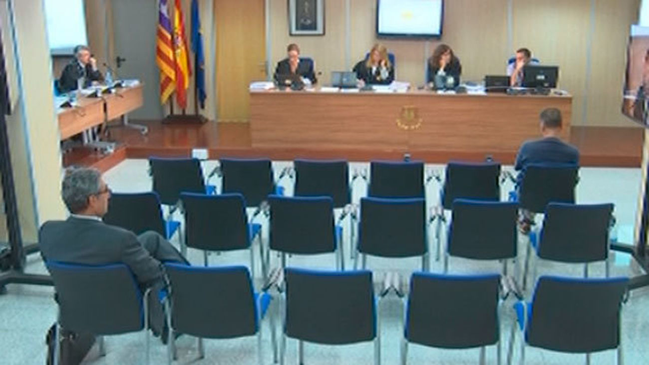 Sala del juicio Nóos casi vacia