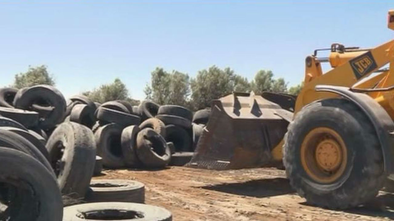 Recogida de neumáticos en Seseña