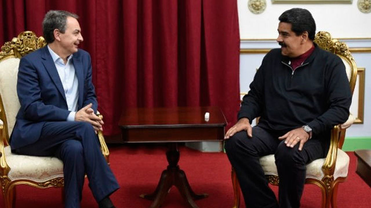José Luis Rodríguez Zapatero y Nicolás Maduro