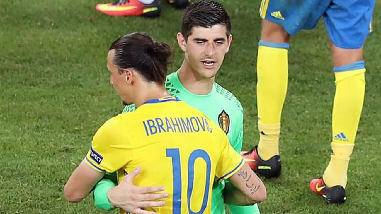 Ibrahimovic y Courtois
