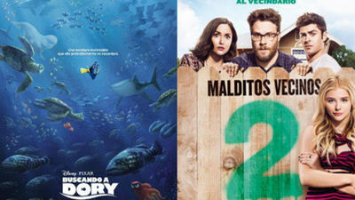 'Buscando a Dory', 'Malditos Vecinos 2 y 'Dioses de Egipto', estrenos de cine