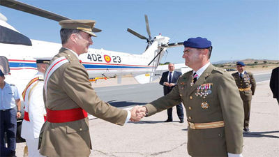 El Rey celebra 50 años de las unidades de helicópteros del Ejército de Tierra