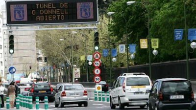 Cortes nocturnos de tráfico por asfaltado en la M-30 hasta el domingo