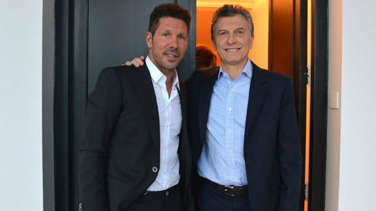 Simeone y Macri