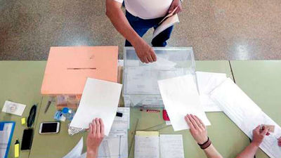 La participación se sitúa en el 36,8% a  las 14.00 horas, casi idéntica a la del 20D