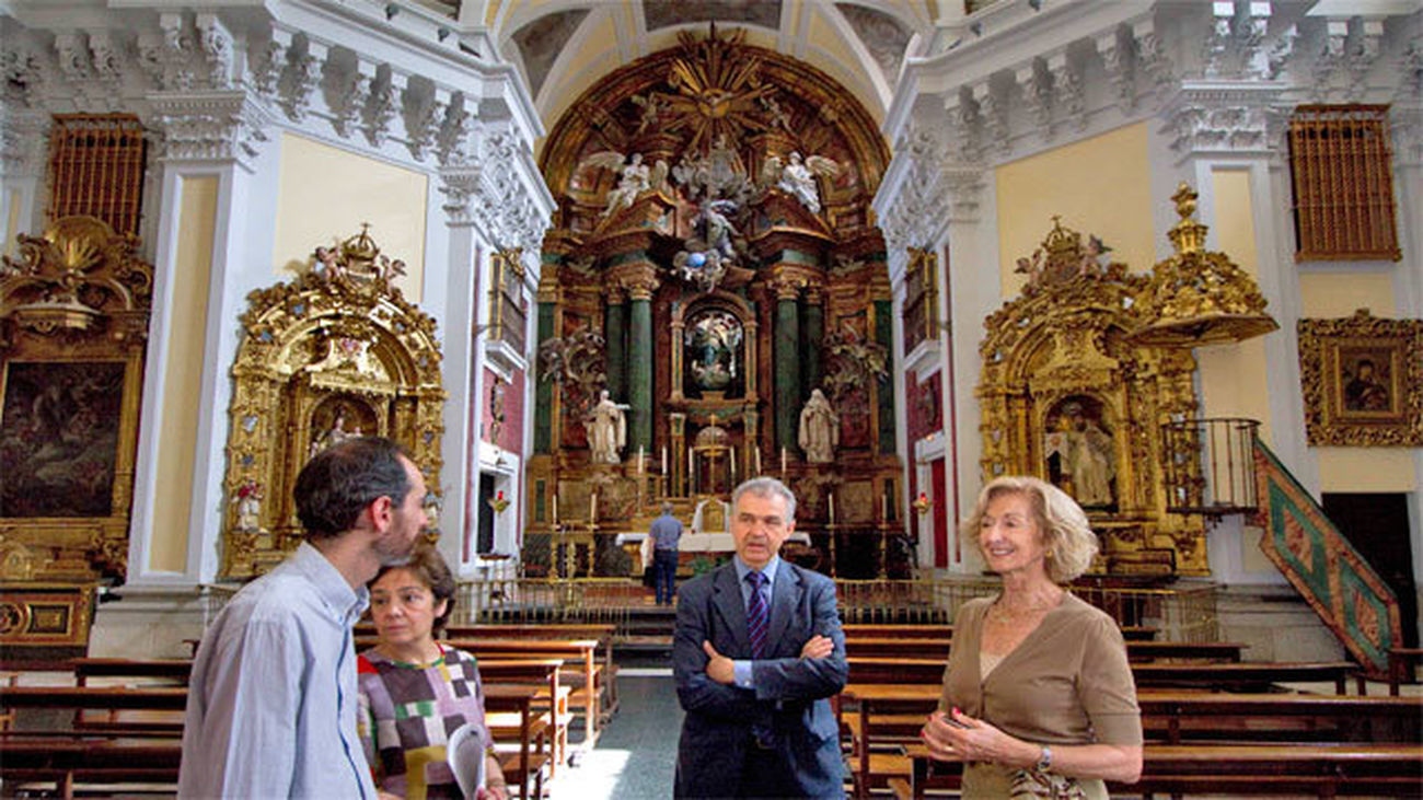 La Comunidad de Madrid restaura el retablo de San Antonio de la iglesia de las Góngoras