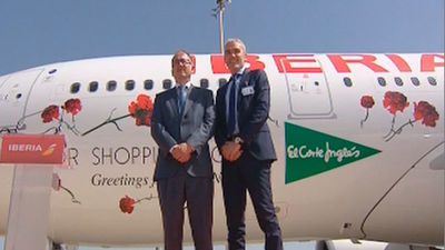 Iberia estrena el primer vuelo a China en toda su historia
