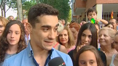 Homenaje al patinador Javier Fernández en Cuatro Vientos