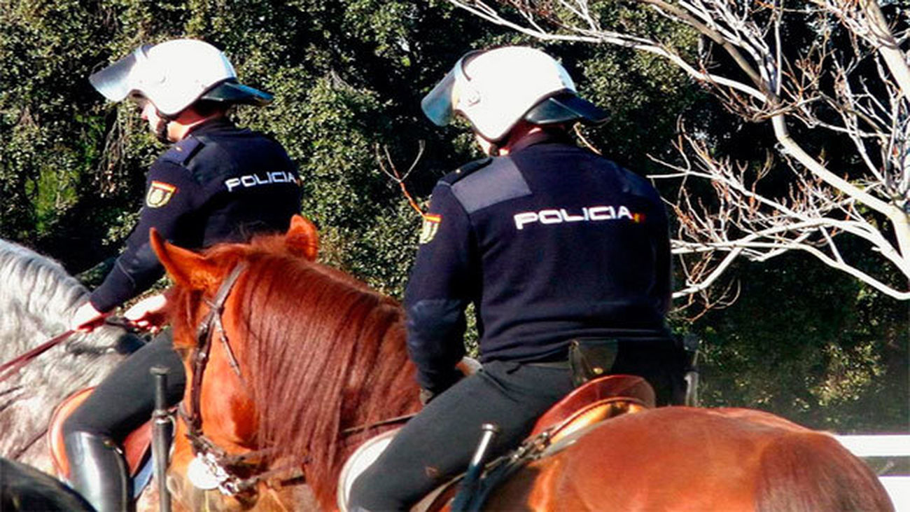 Policía Nacional a caballo