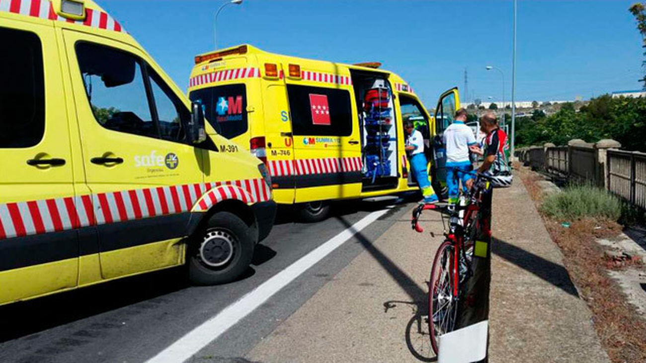 Fallece ciclista al ser golpeado por camión cerca del Palacio de Aranjuez