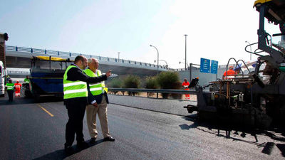 La M-45 entre O´Donnell y la A-4 estará totalmente reasfaltada a final de agosto