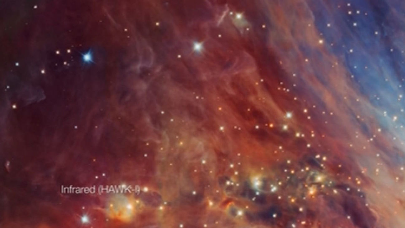 Descubierto enjambre en la Nebulosa de Orión