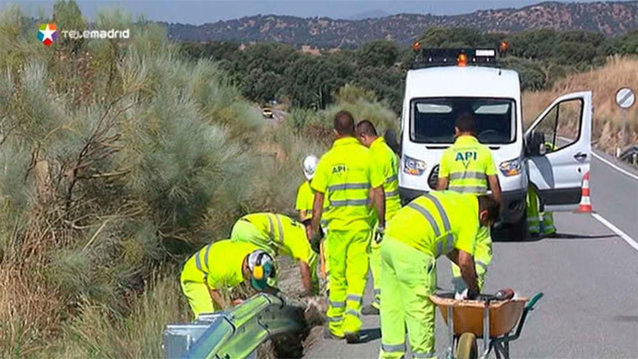 Arranca la instalación de barreras protectoras para motoristas