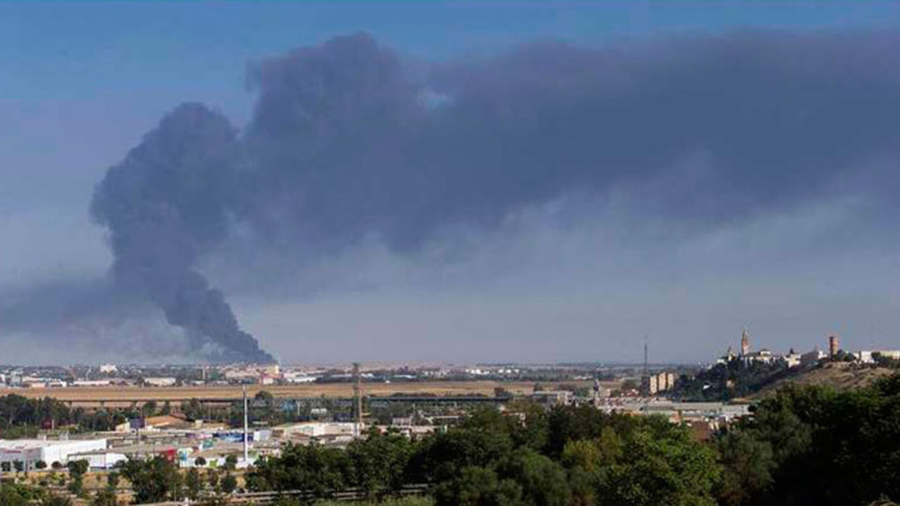 Incendio fábrica Ybarra