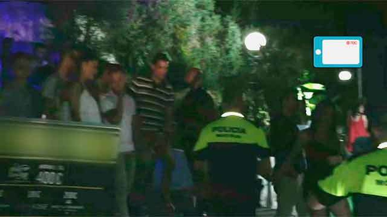 Desalojo en la terraza de verano de moda de Madrid