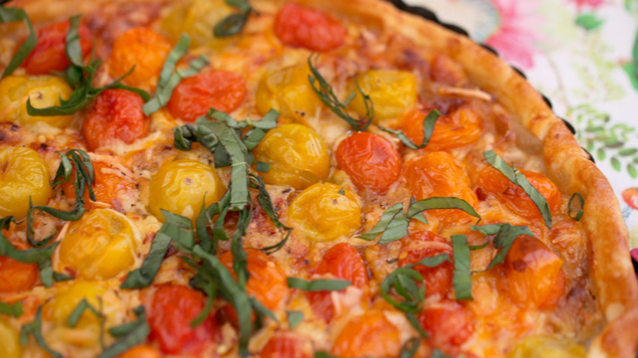 La receta del día: Tarta salada de tomates