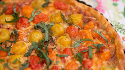 La receta del día: Tarta salada de tomates