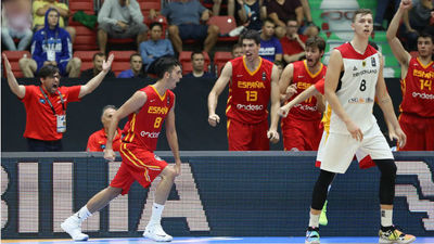61-52. España, a la final del Europeo Sub'20 al ganar a Alemania