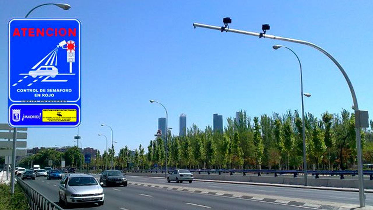 Madrid contará con 9 cámaras de semáforo en rojo más a partir de este lunes