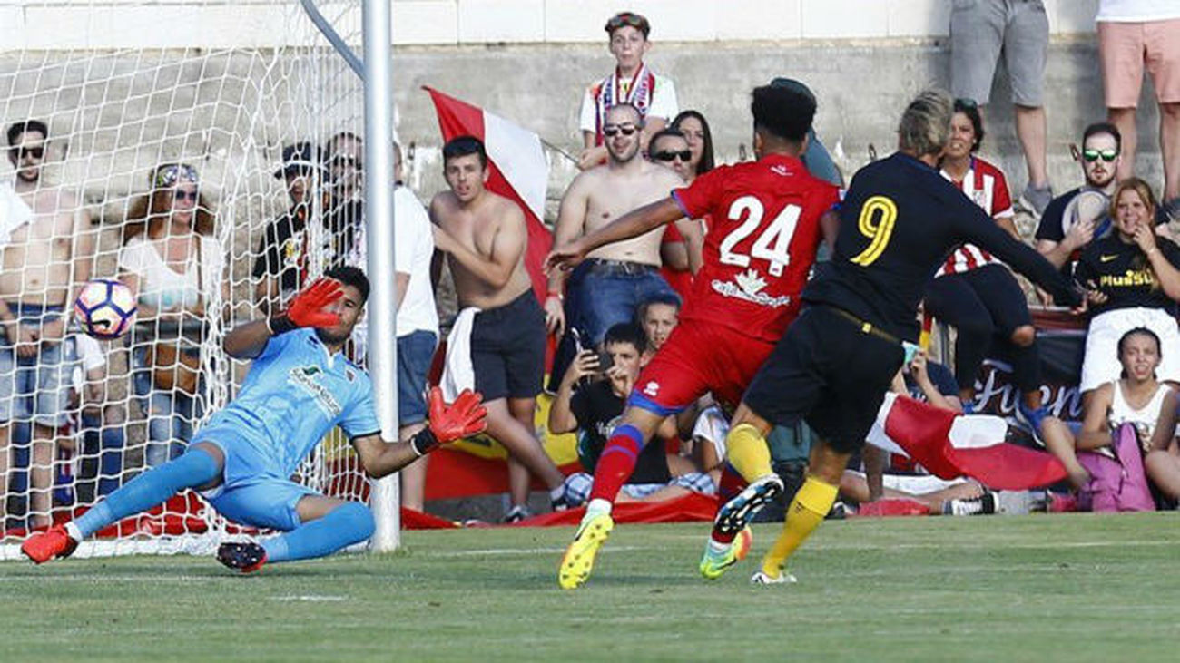 0-2. El Atleti se estrena con victoria ante el Numancia