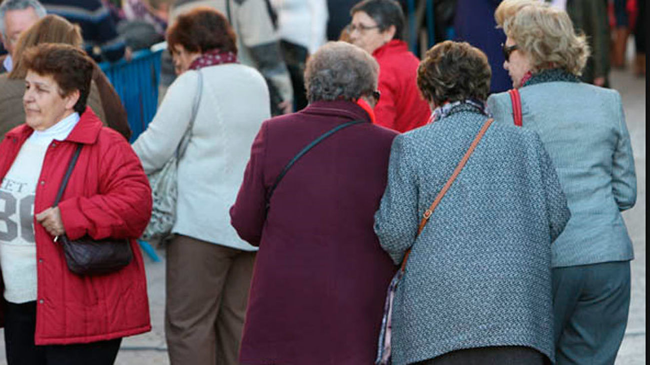 Pensionistas en la calle julio 2016 Seguridad Social