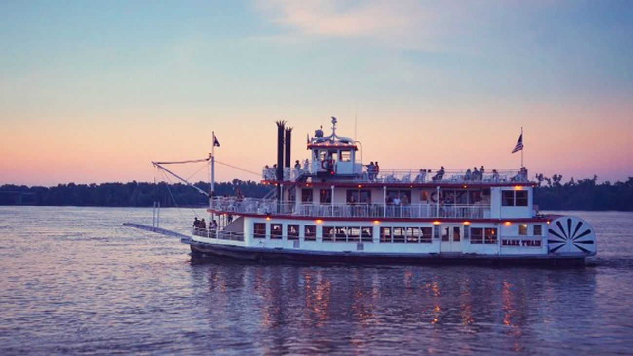 Un crucero por el Mississippi a bordo de barco de vapor del S.XIX