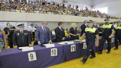 166 nuevos policías locales se incorporan  a cuatro municipios madrileños